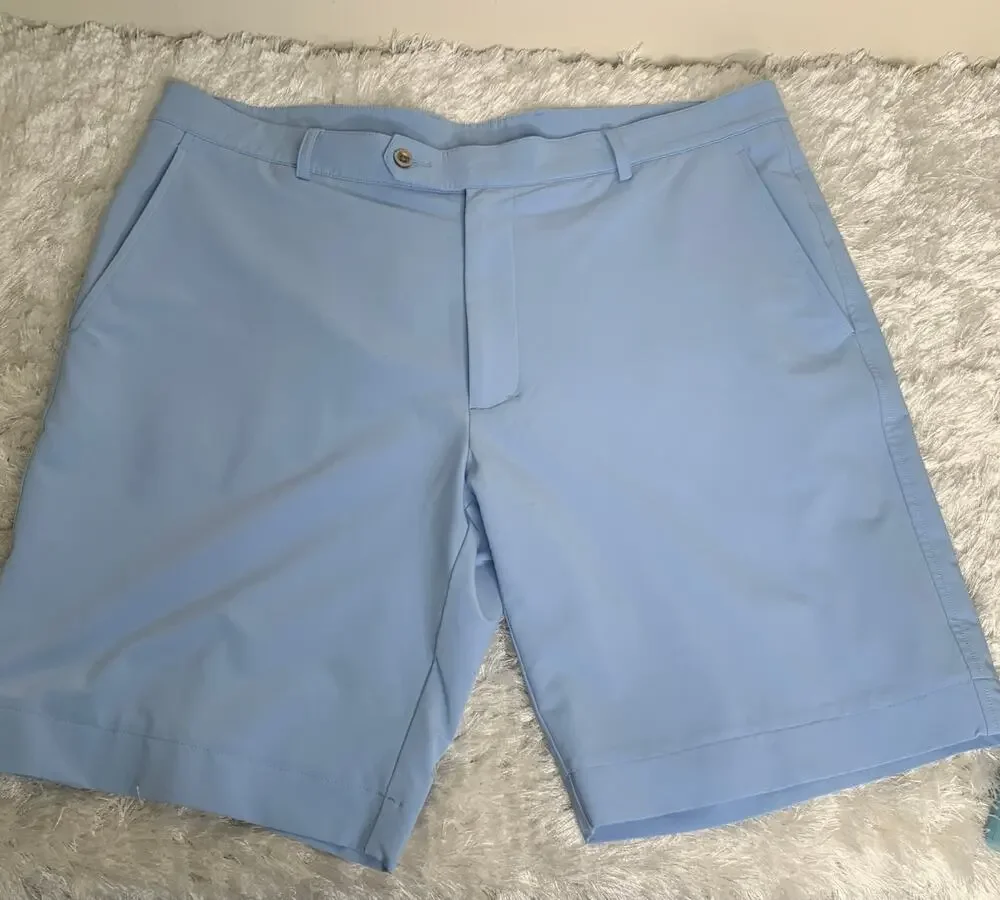 F&G Tech Light Blue Golf Shorts Sz 38